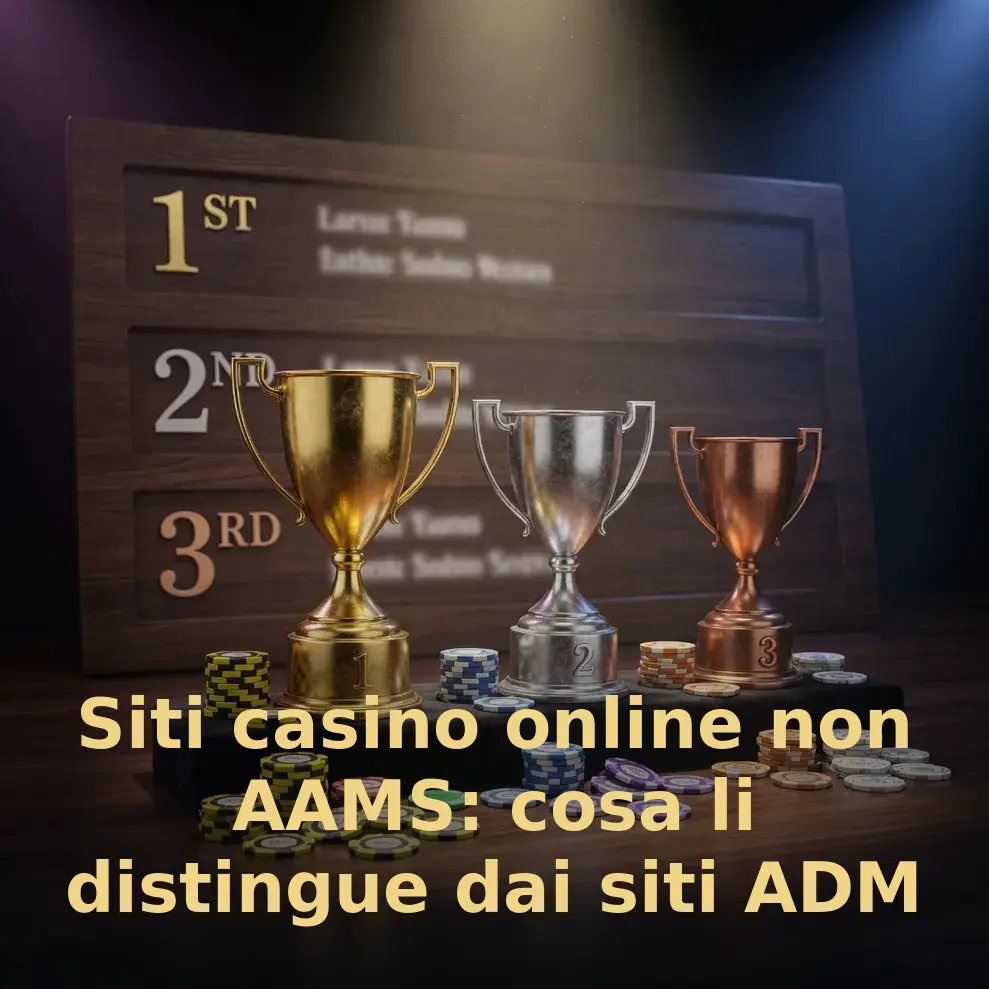 Siti casino online non AAMS: cosa li distingue dai siti ADM